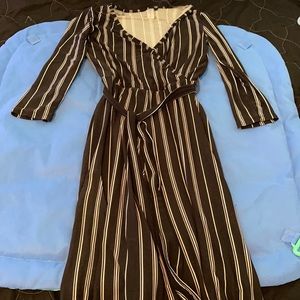 Black and white Jumpsuit/romper medium